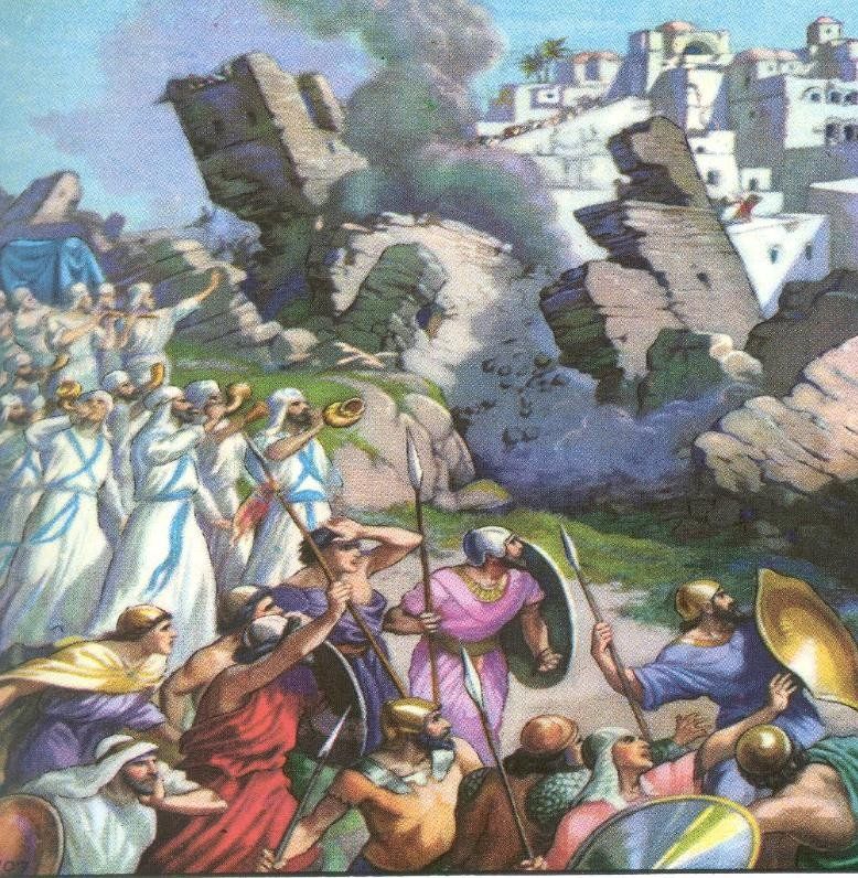 778x796 Battle Of Jericho Wars Amp Battles - Battle Of Jericho Painting