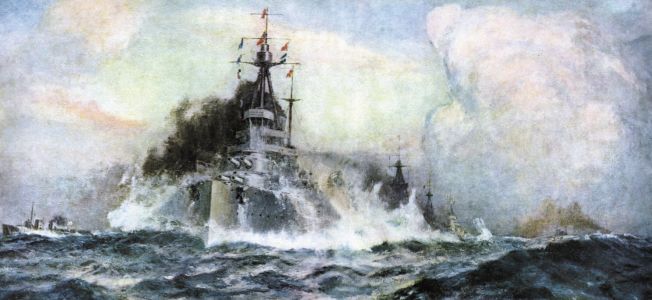 652x300 Trafalgar In Reverse The Battle Of Jutland - Battle Of Jutland Painting