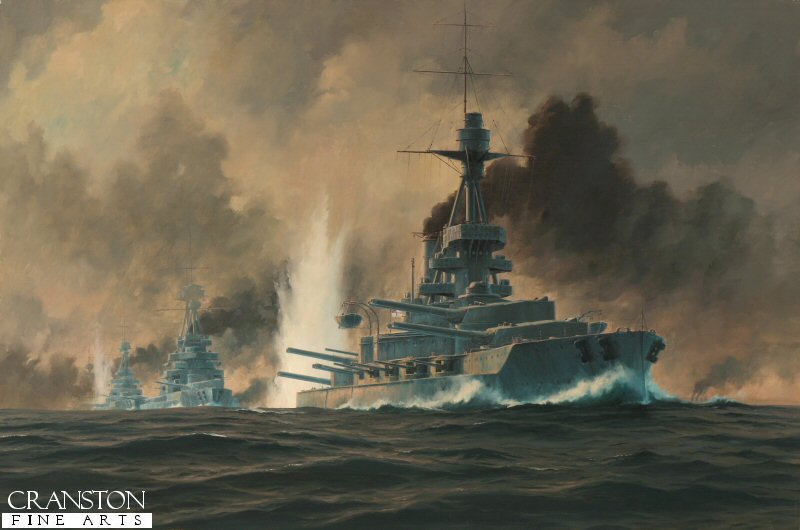800x530 Hms Benbow - Battle Of Jutland Painting