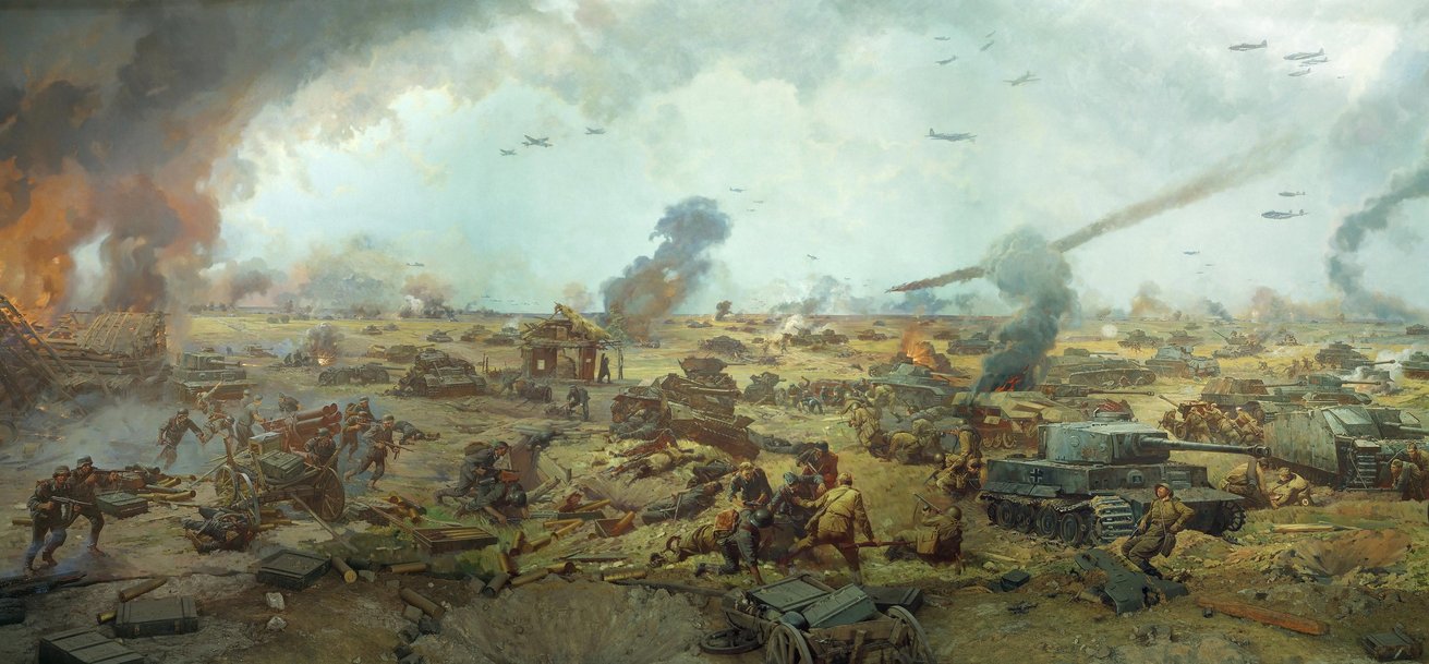 1311x609 Battle Of Kursk By Fvsj - Battle Of Kursk Painting