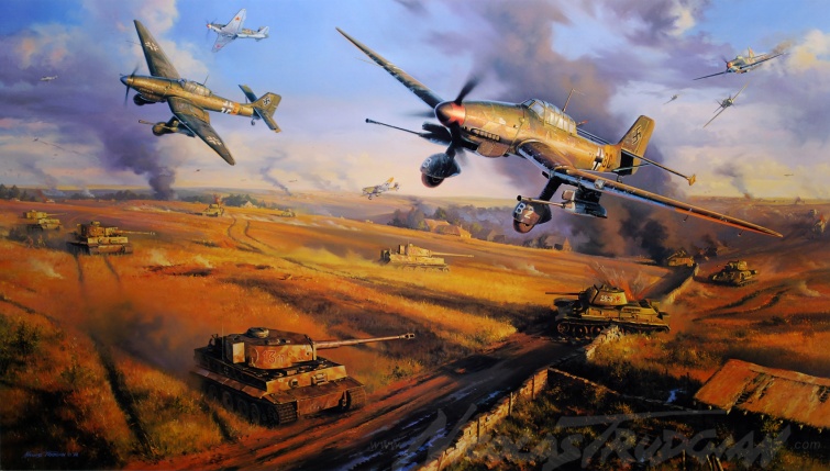 755x429 Battle Of Kursk - Battle Of Kursk Painting