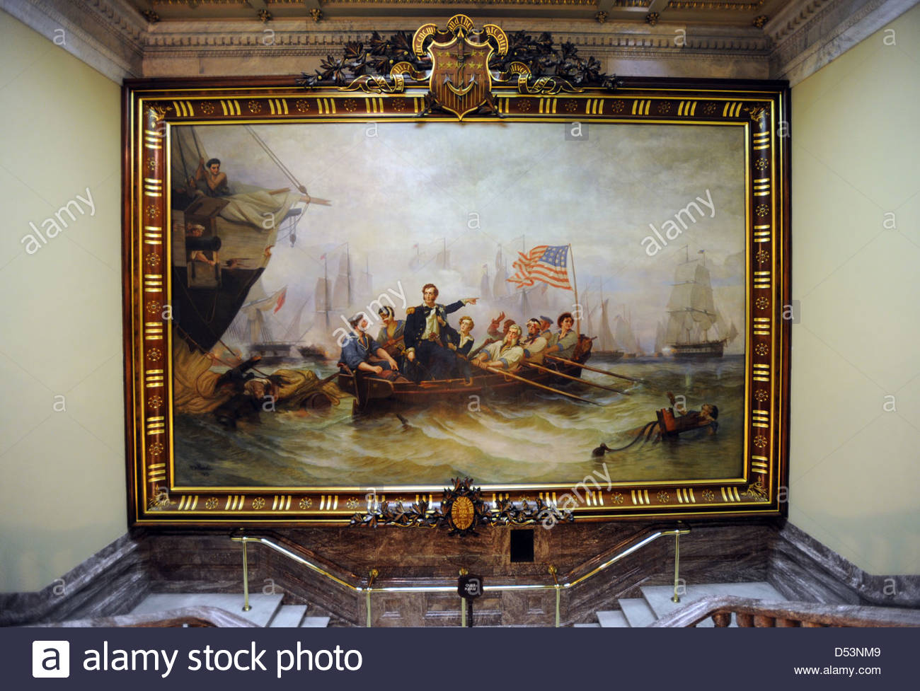 1300x977 Battle Of Lake Erie 1813 Painting Second Floor Us Capitol - Battle Of Lake Erie Painting