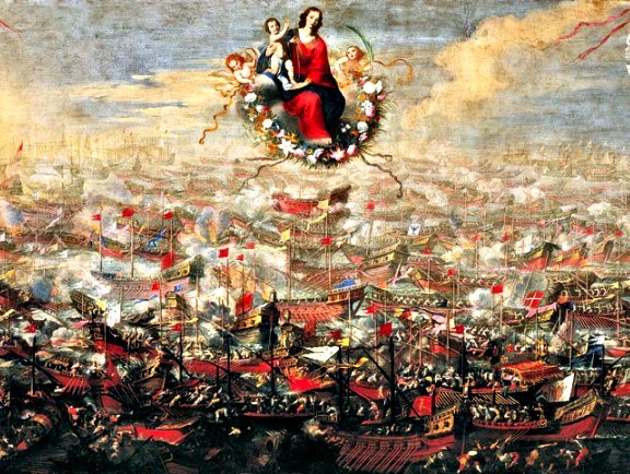 576x434 Lepanto The Battle That Saved Europe - Battle Of Lepanto Painting