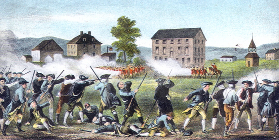 1079x543 Battle Of Lexington And Concord - Battle Of Lexington And Concord Painting