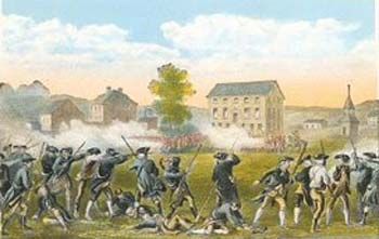 350x221 Battle Of Lexington And Concord Was The Battle When The Shot - Battle Of Lexington And Concord Painting