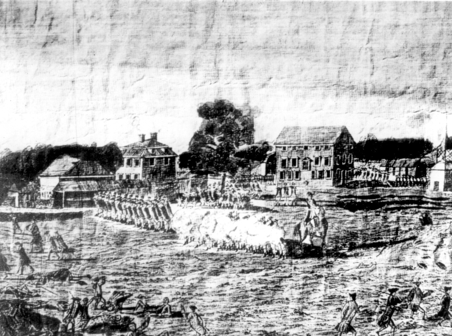 1436x1070 Pictures Of The Revolutionary War National Archives - Battle Of Lexington Painting