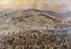 Battle Of Little Bighorn Painting at PaintingValley.com | Explore ...