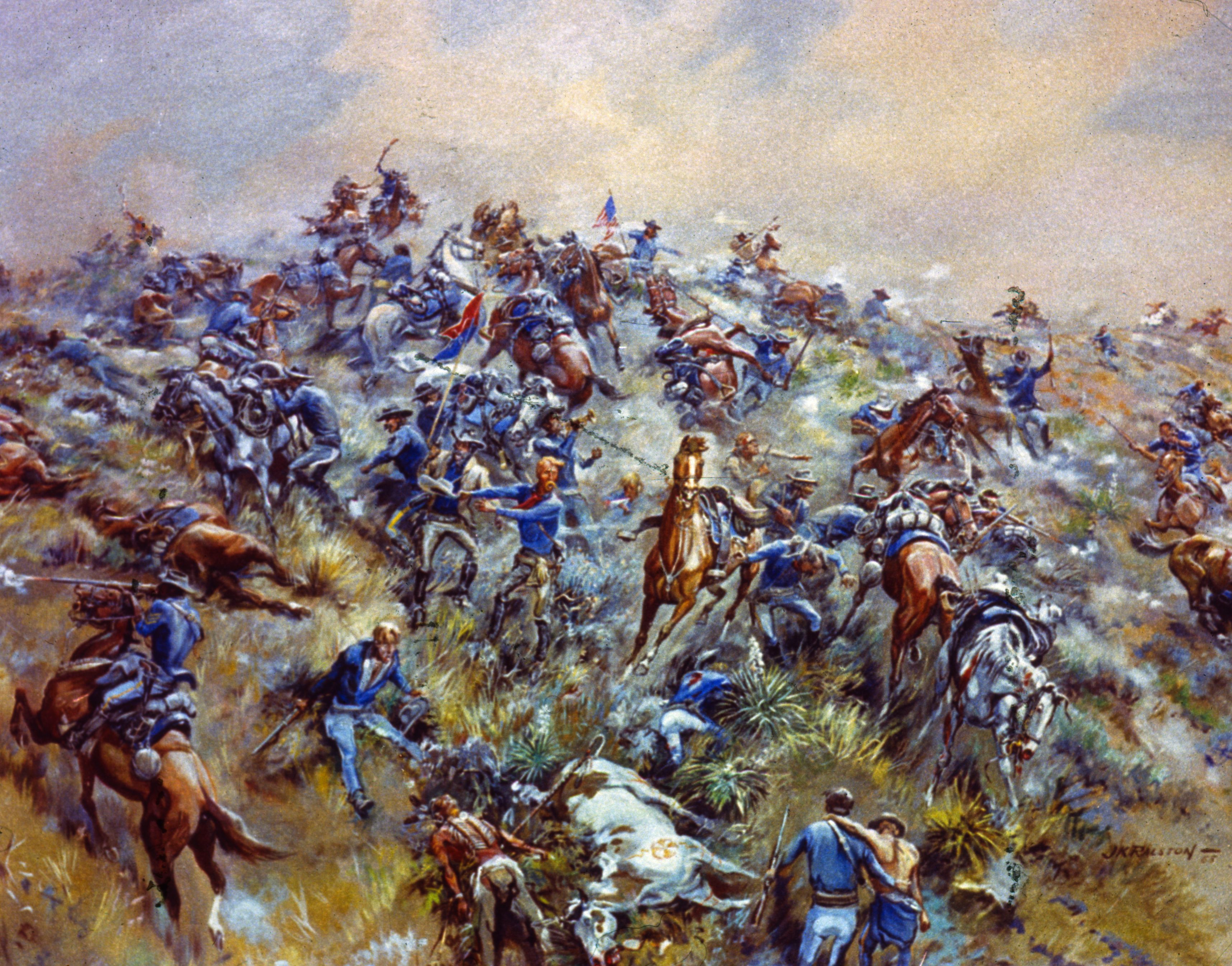 Battle Of Little Bighorn Painting 21 