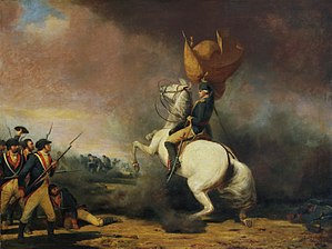 299x224 Battle Of Princeton - Battle Of Monmouth Painting