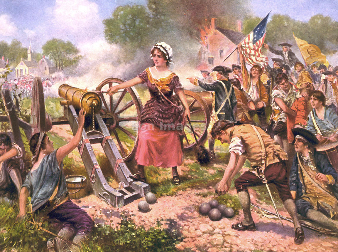 1152x858 Eon Images Molly Pitcher - Battle Of Monmouth Painting