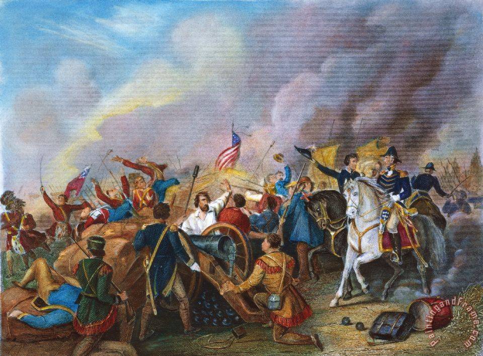 960x708 Others Battle Of New Orleans, 1815 Painting - Battle Of New Orleans Painting