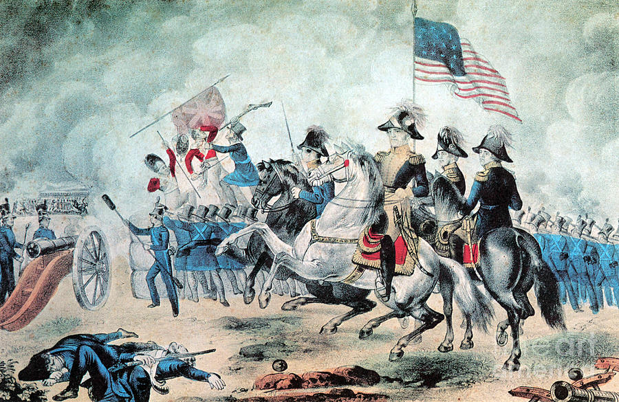 900x585 War Of 1812 Battle Of New Orleans 1815 Photograph By Photo Researchers - Battle Of New Orleans Painting