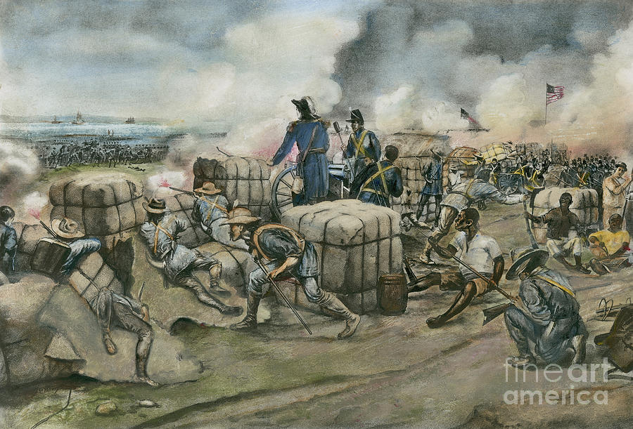 900x611 Battle Of New Orleans, 1815 Photograph By Granger - Battle Of New Orleans Painting