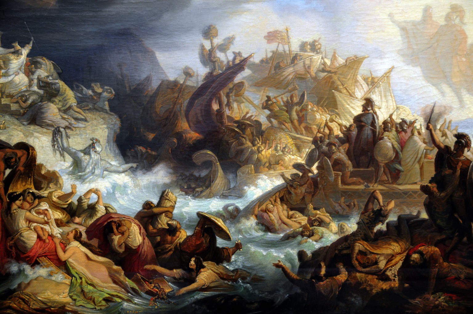 Battle Of Salamis Painting at Explore collection