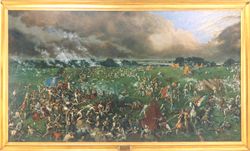 250x151 Texas Subject Art Painting Of Battle Of San Jacinto By Henry - Battle Of San Jacinto Painting