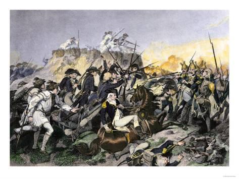 473x355 General Benedict Arnold Wounded - Battle Of Saratoga Painting