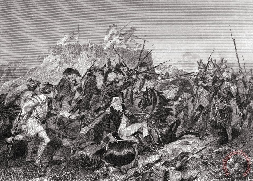 960x685 Others Battle Of Saratoga, 1777 Painting - Battle Of Saratoga Painting
