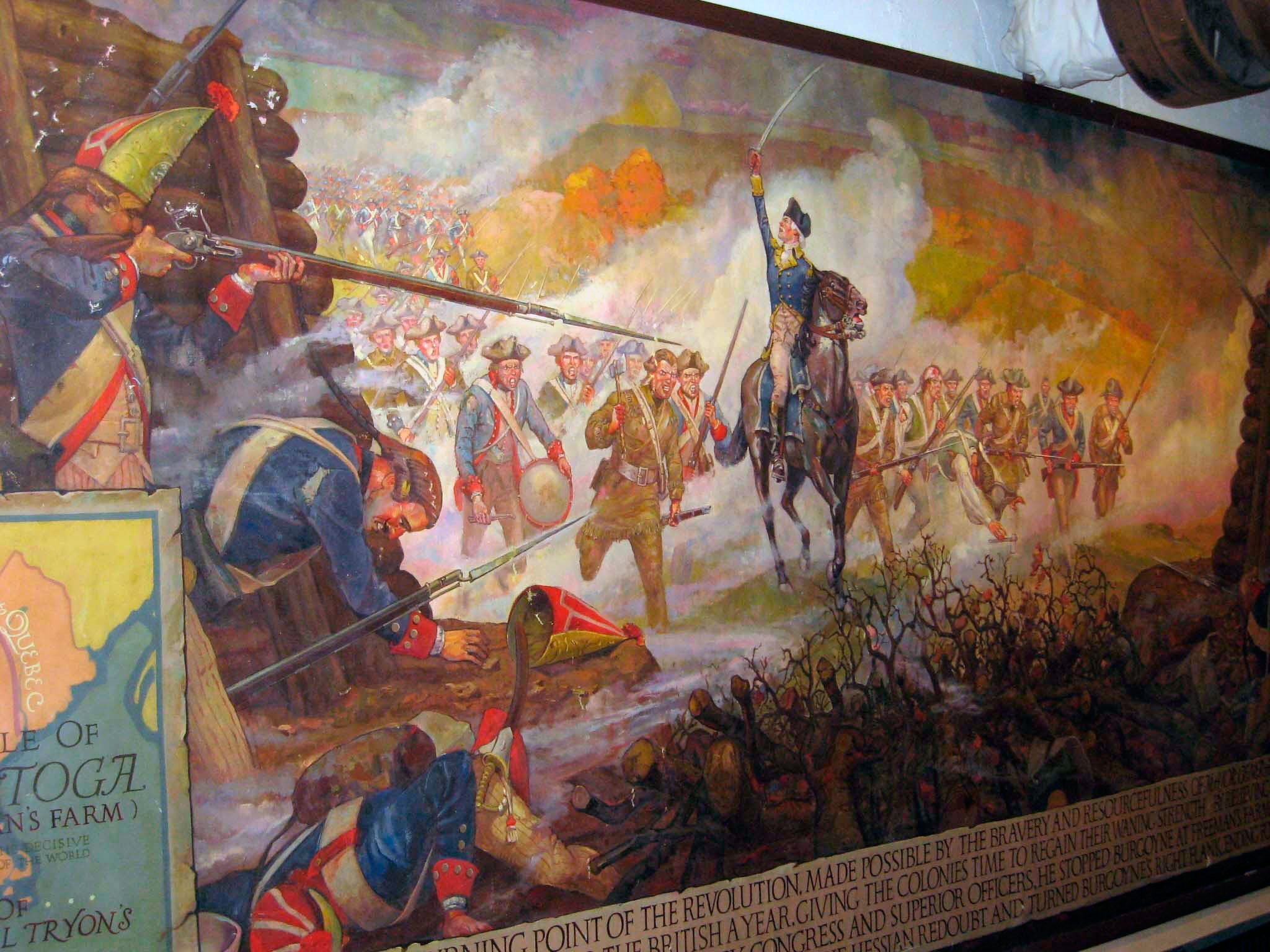 2048x1536 Painting Honoring Benedict Arnold Finds New Home In New York - Battle Of Saratoga Painting