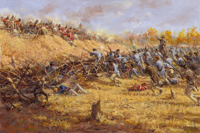 Battle Of Saratoga Painting at PaintingValley.com | Explore collection ...