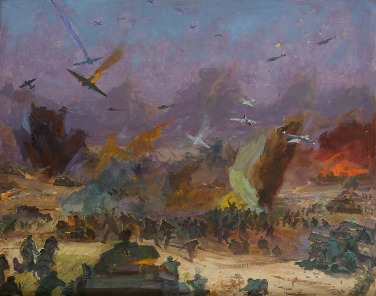 Battle Of Stalingrad Painting At Explore