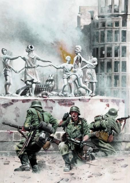 453x640 Stalingrad Ww2 Military Art, Military And History - Battle Of Stalingrad Painting