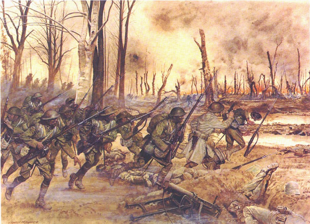 1048x758 Fileharlem Hell Fighters.jpg - Battle Of Tannenberg Painting