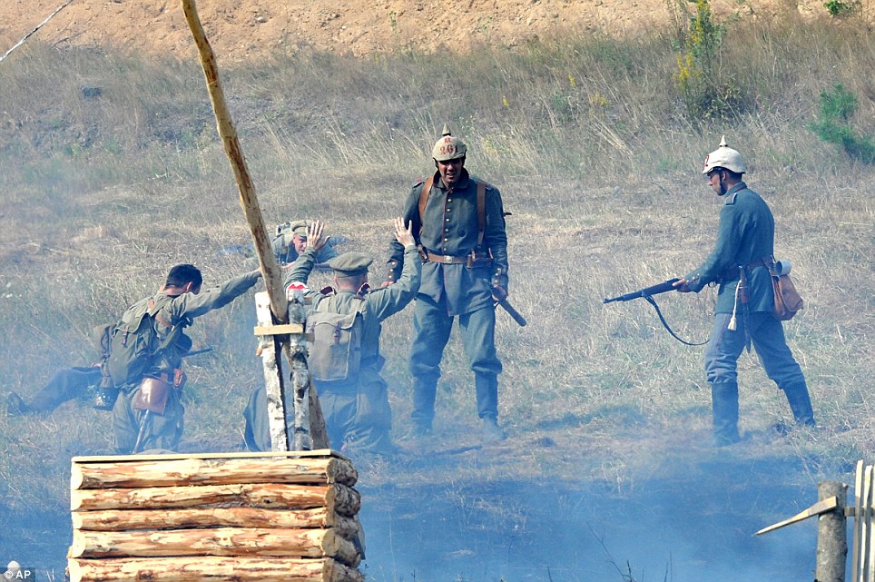 964x641 First World War Actors Recreate Battle Of Tannenberg On Polish - Battle Of Tannenberg Painting