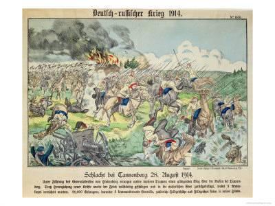 400x300 The Battle Of Tannenberg, 24th August 1914 Giclee Print By - Battle Of Tannenberg Painting
