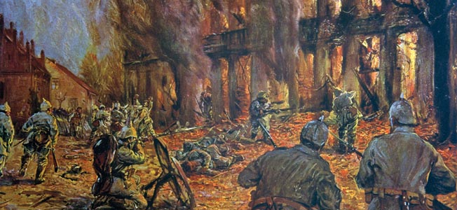 652x300 The Battle Of Tannenburg Massacre In The Marshes - Battle Of Tannenberg Painting