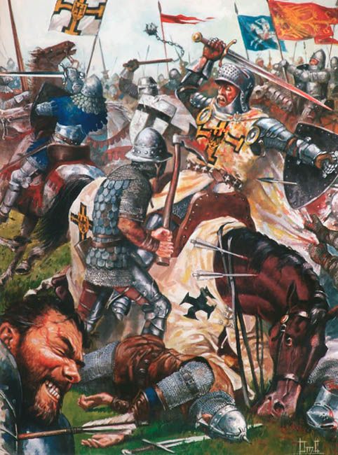 482x650 Bitwa Pod Grunwaldem. Obraz Autorstwa Justo Jimeno Bazaga (Battle - Battle Of Tannenberg Painting