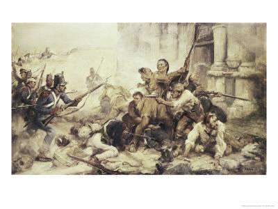 400x300 Beautiful Battle Of The Alamo Artwork For Sale, Posters And Prints - Battle Of The Alamo Painting