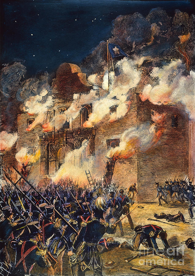 637x900 Battle Of The Alamo Art Fine Art America - Battle Of The Alamo Painting