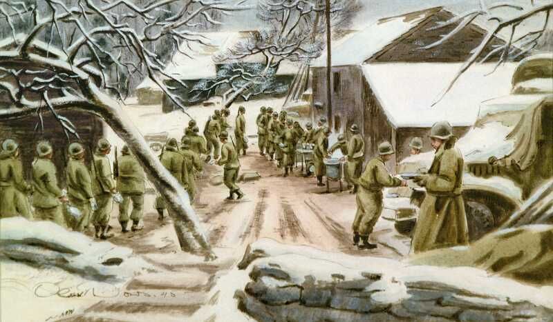 800x467 Photo] Painting - Battle Of The Bulge Painting