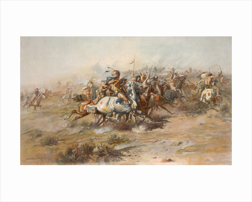 500x400 Battle Of Little Bighorn Posters Battle Of Little Bighorn Prints - Battle Of The Little Bighorn Painting
