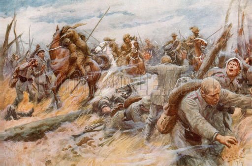 512x338 Retrosikh On Twitter - Battle Of The Somme Painting