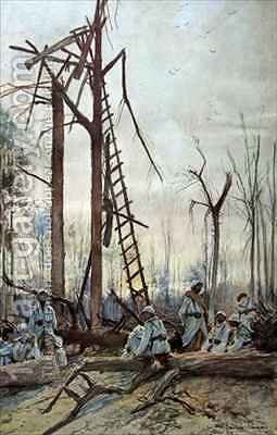 255x400 The Battle Of The Somme Francois Flameng Reproduction 1st Art - Battle Of The Somme Painting