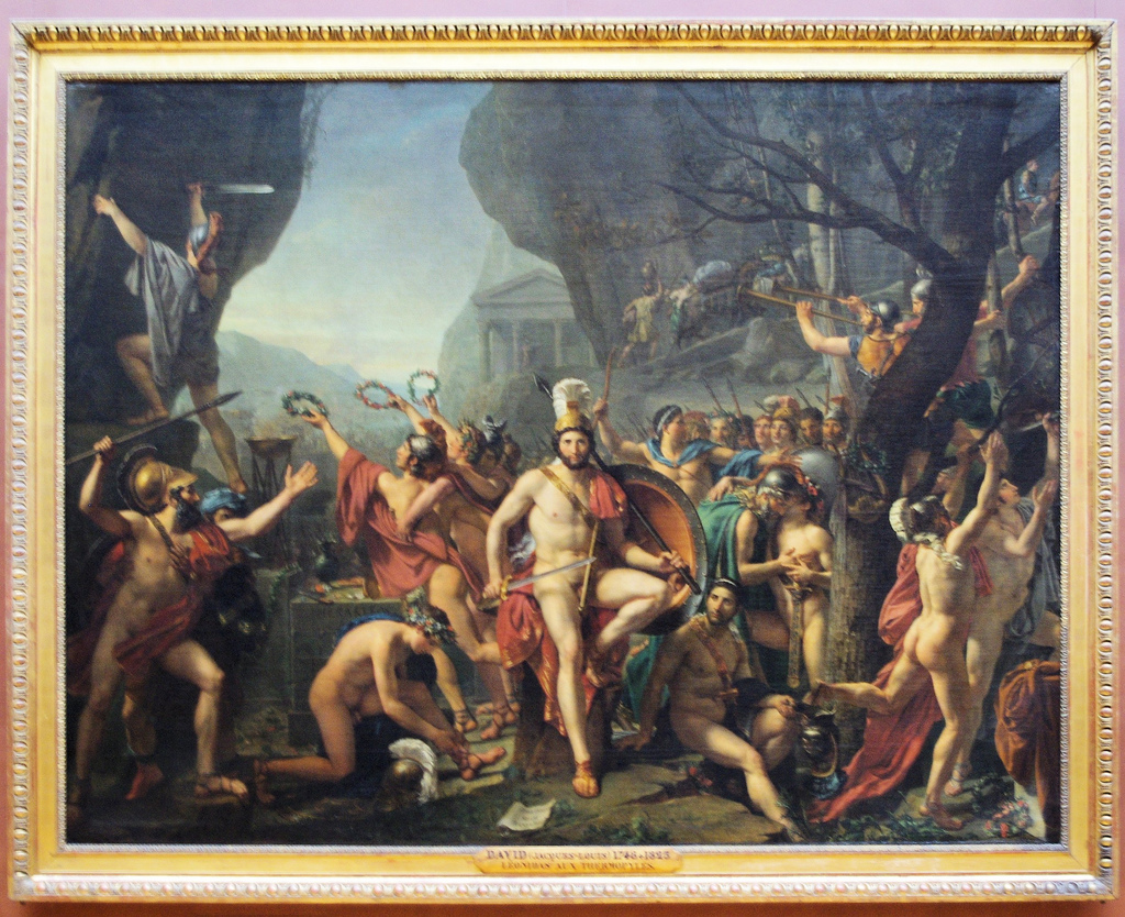 1024x834 Leonidas - Battle Of Thermopylae Painting