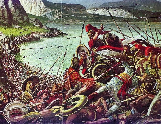 640x495 The Battle Of Thermopylae Fought Between An Alliance Of Greek - Battle Of Thermopylae Painting