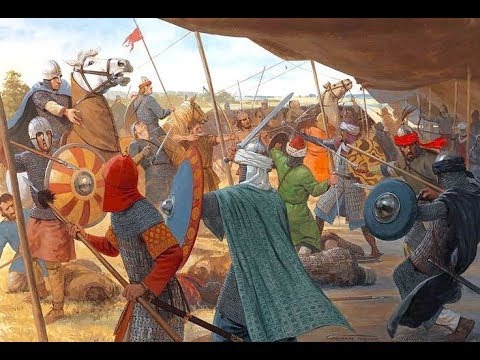 480x360 Prelude To Tours - Battle Of Tours Painting