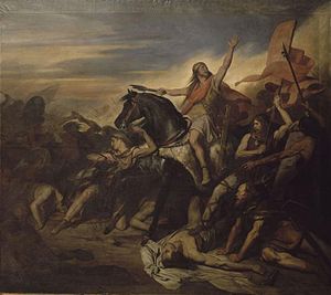 300x267 Battle Of Tolbiac - Battle Of Tours Painting