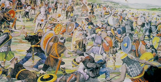 562x288 Battle Of Tours (732) Saracens V. Charles Martel(688 - Battle Of Tours Painting