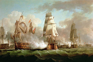 300x199 Battle Of Trafalgar Paintings Fine Art America - Battle Of Trafalgar Painting