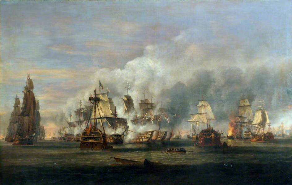 944x599 British Hero Admiral Lord Nelson Victor - Battle Of Trafalgar Painting