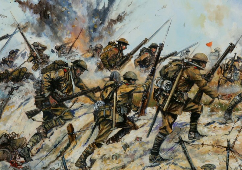 800x562 Story Writing Contest - Battle Of Verdun Painting