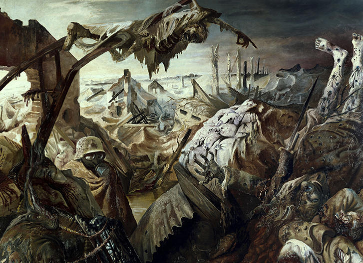 727x528 The Legacy Of World War I Cnrs News - Battle Of Verdun Painting