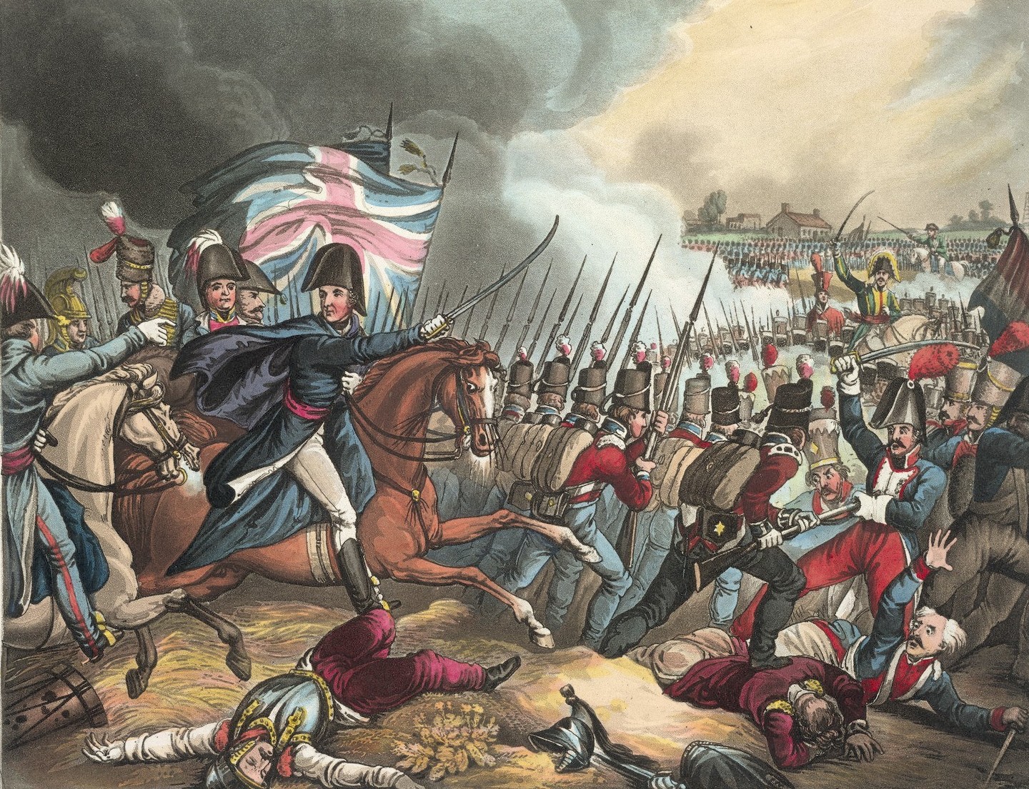 1440x1104 Regency History In The Shadow Of The Battle Of Waterloo - Battle Of Waterloo Painting