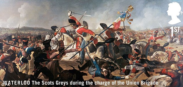 634x304 Royal Mail To Issue Battle Of Waterloo Stamps For 200th - Battle Of Waterloo Painting