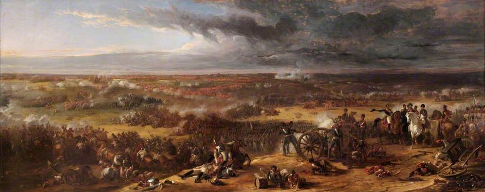 944x374 The Battle Of Waterloo Art Uk - Battle Of Waterloo Painting