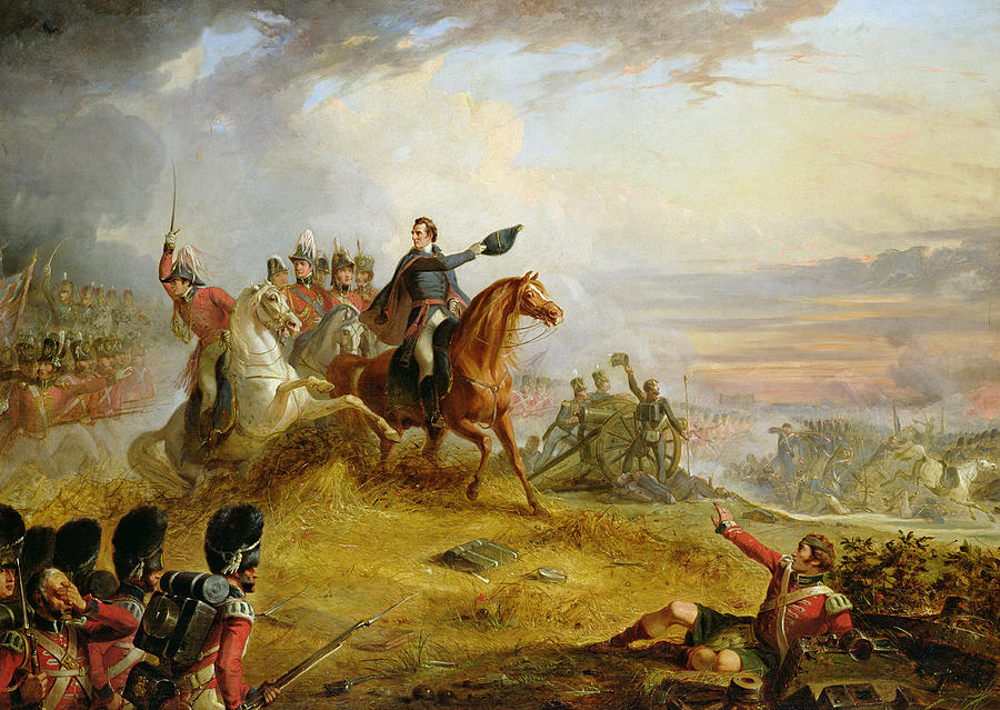 Battle Of Waterloo Painting at PaintingValley.com | Explore collection ...