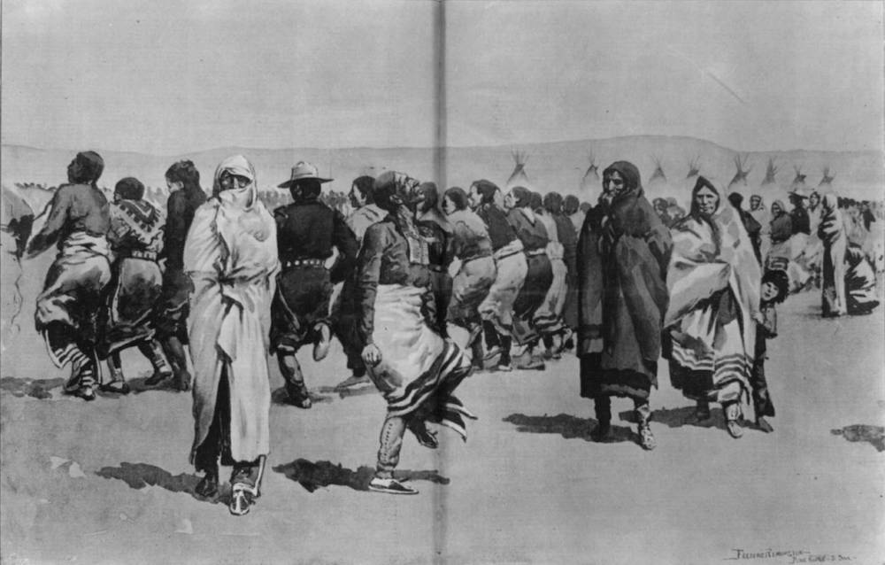 1000x638 Was Wounded Knee A Battle For Religious Freedom Essay - Battle Of Wounded Knee Painting